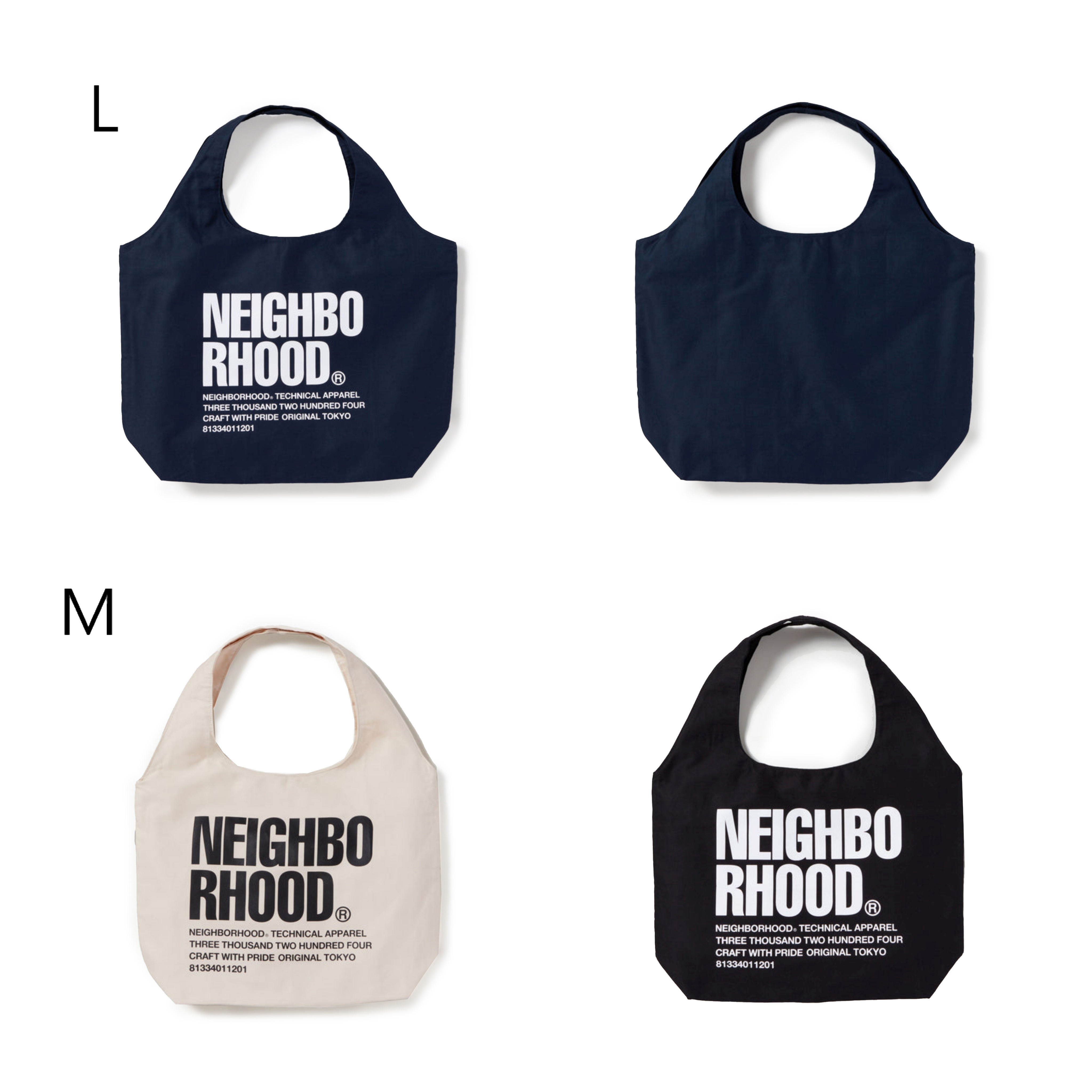 2023SS NEIGHBORHOOD ID TOTE BAG 大中托特包現貨預購