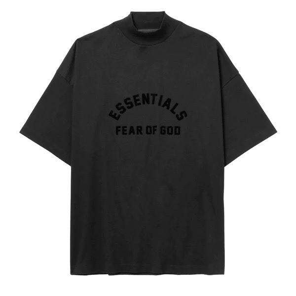 FEAR OF GOD ESSENTIALS T-SHIRT SS23 JET BLACK