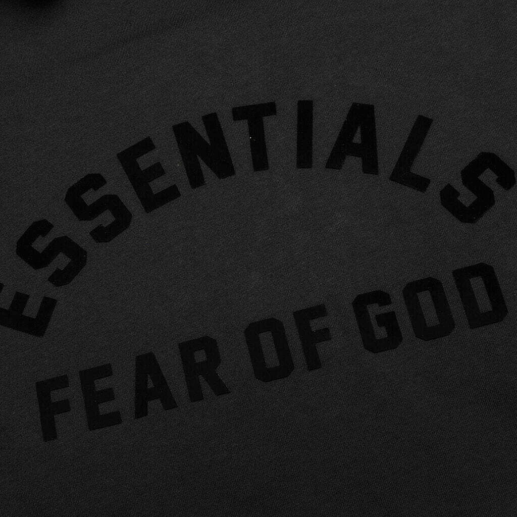 FEAR OF GOD ESSENTIALS T-SHIRT SS23 JET BLACK
