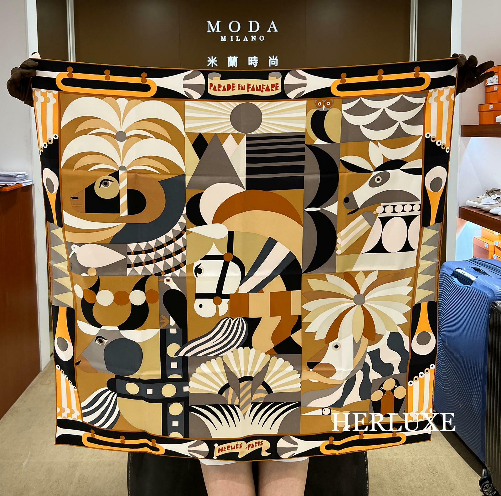 Scarf 100% soie 90 x 90cm