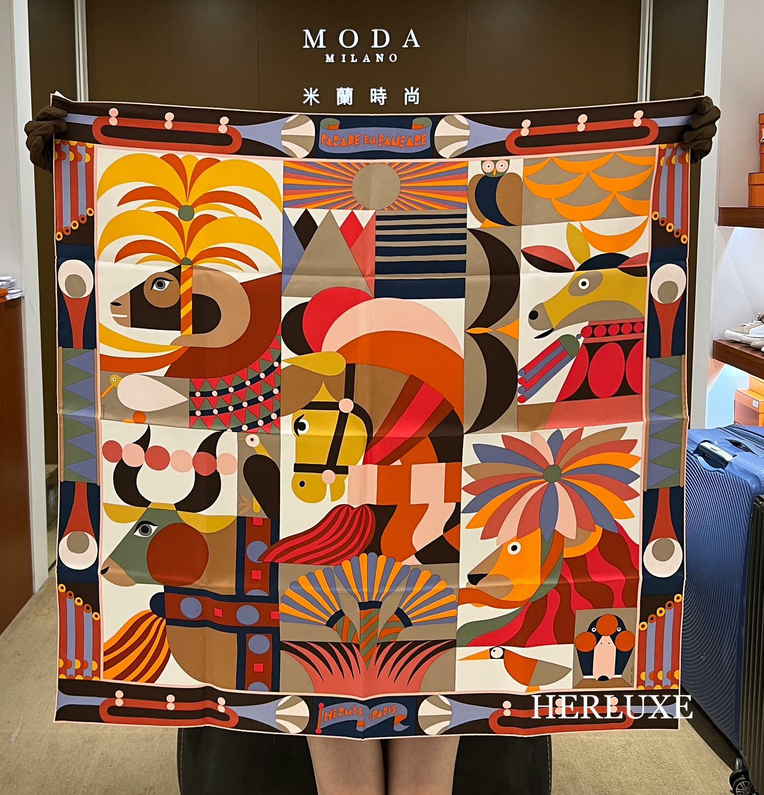 Scarf 100% soie 90 x 90cm