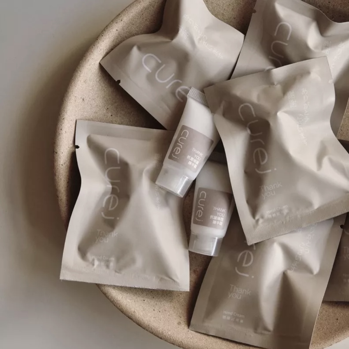 CUREJ洗髮精試用包/護手霜體驗裝