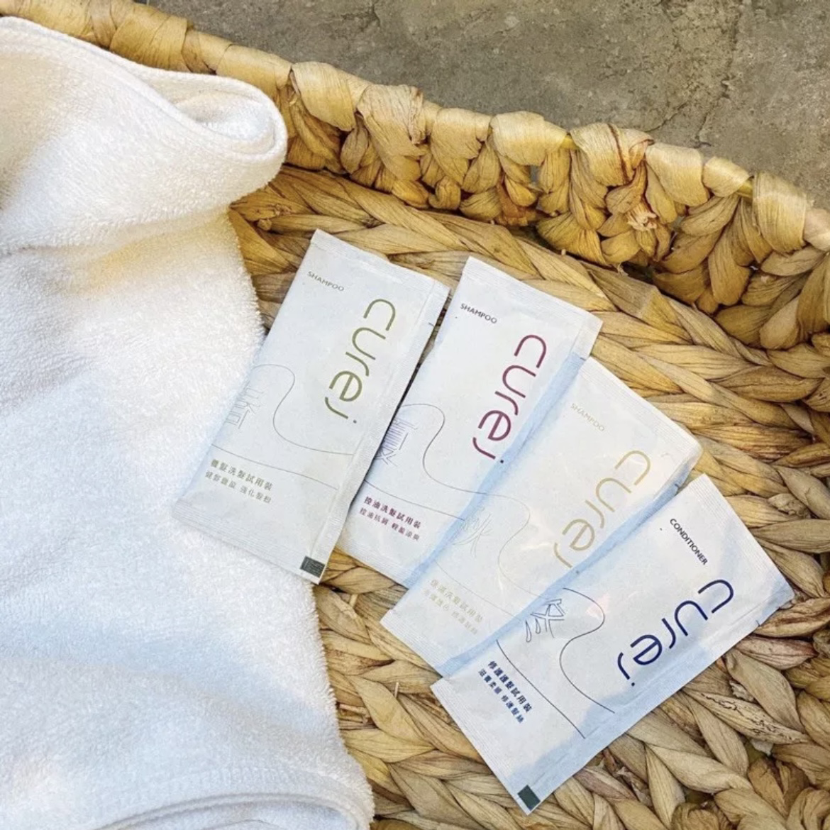 CUREJ洗髮精試用包/護手霜體驗裝