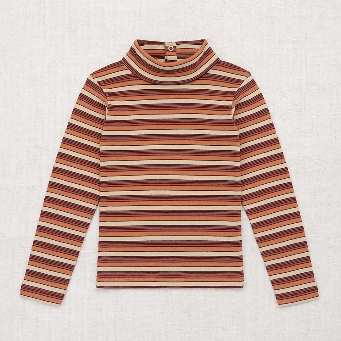 Misha & Puff -Turtleneck - Sandstone Stripe