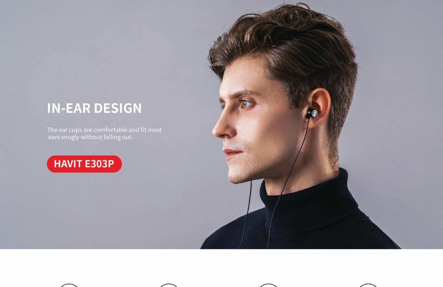 Havit E303P有線耳機