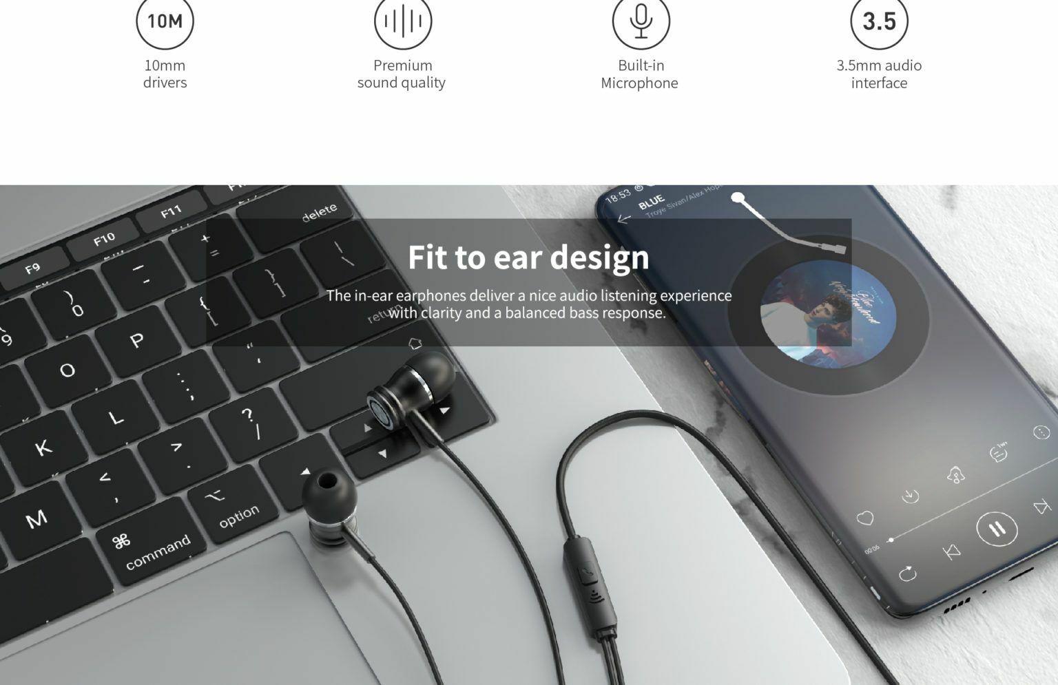 Havit E303P有線耳機