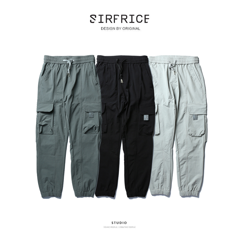 FIXXNER ORIGINAL 多口袋工裝束口褲 厚磅 彈力