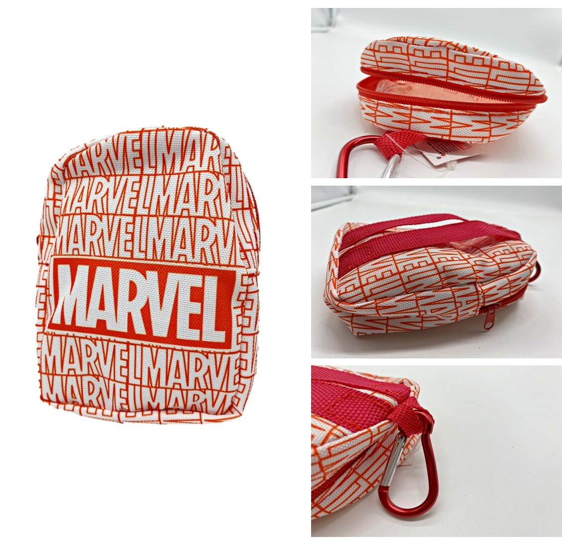 MARVEL|背包袋掛飾-紅白色(日本直送)