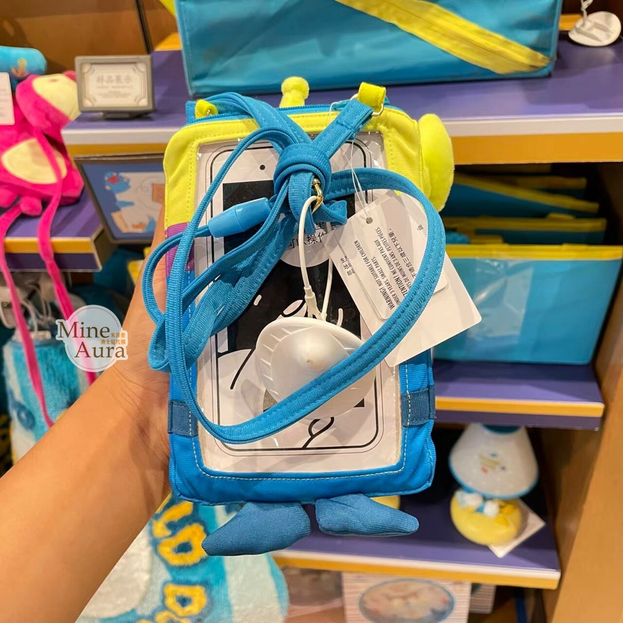 Q版 三眼怪 Alien 大頭 絨毛 造型 斜背小包 手機包 玩具總動員 Toy Story -上海迪士尼樂園