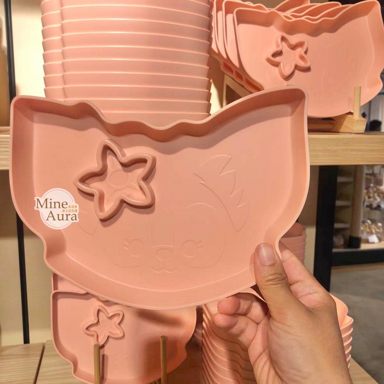 玲娜貝兒 Lina bell 大頭 造型 餐盤 廚房用品 -上海迪士尼樂園