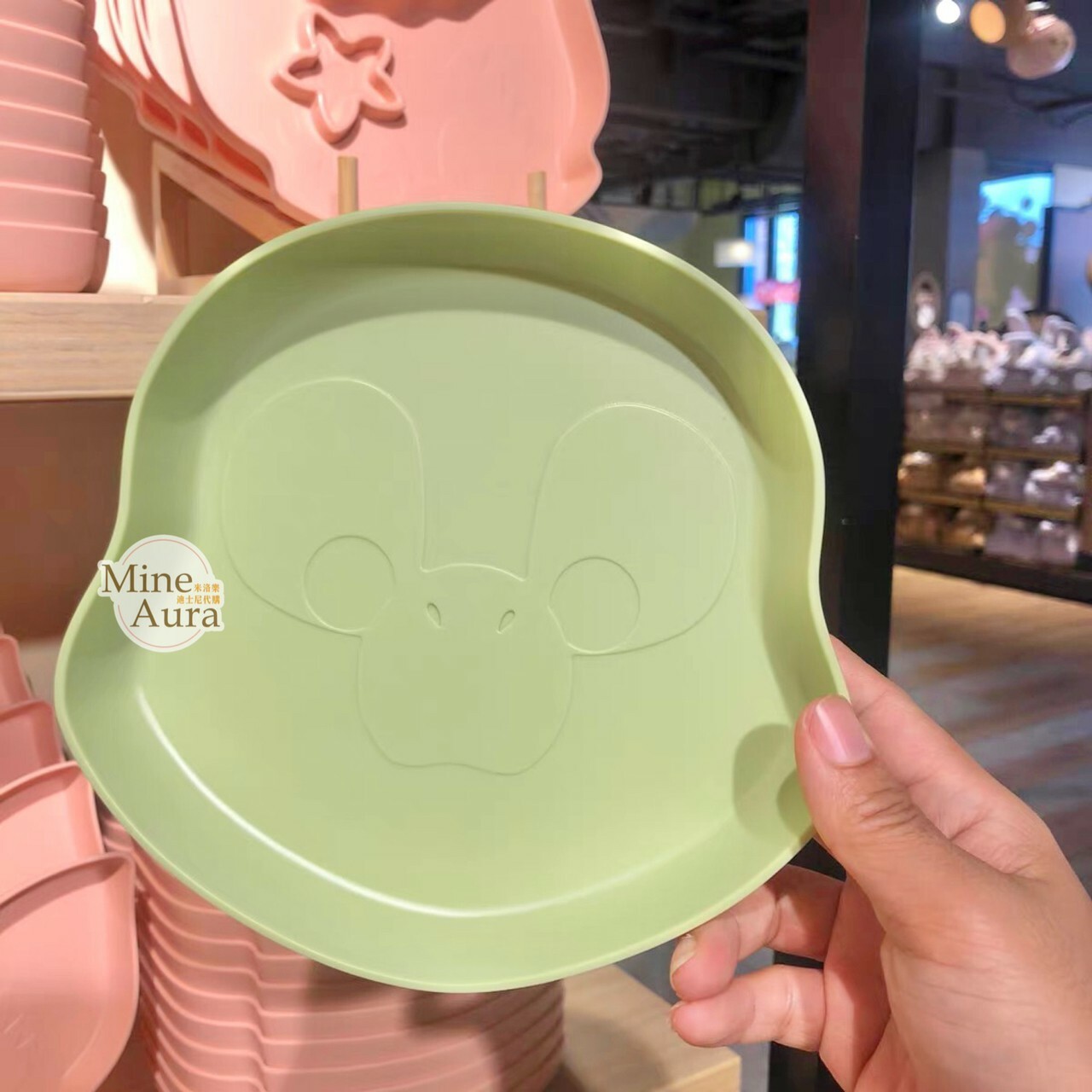奧樂米拉 海龜 OluMel 大頭 造型 餐盤 廚房用品 -上海迪士尼樂園