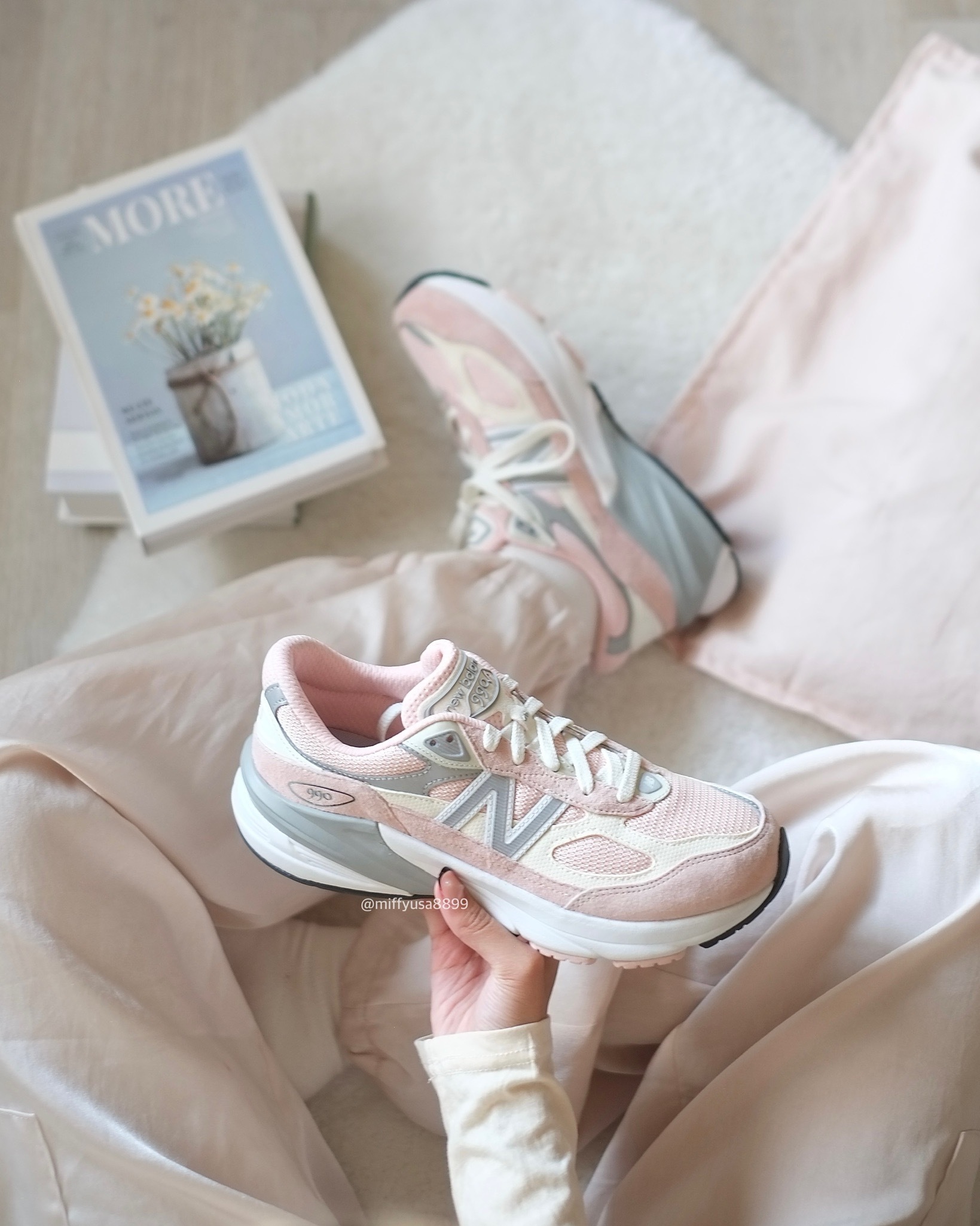 New Balance 990 990v6 GC990PK6 Pink GS