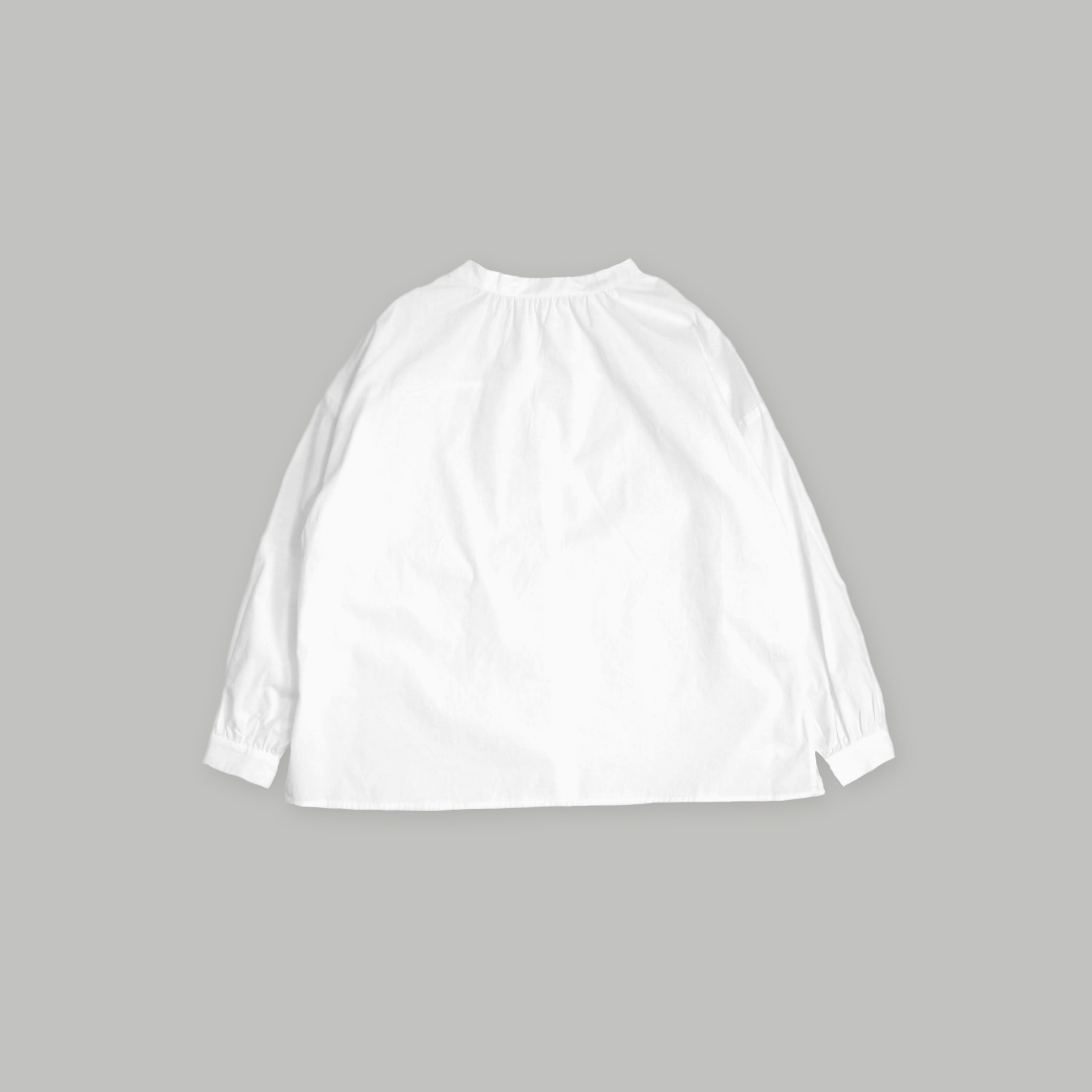 J.P.L. 立領壓褶高支數棉襯衫 ‹ 2 Way › ╭ 2色 ╮