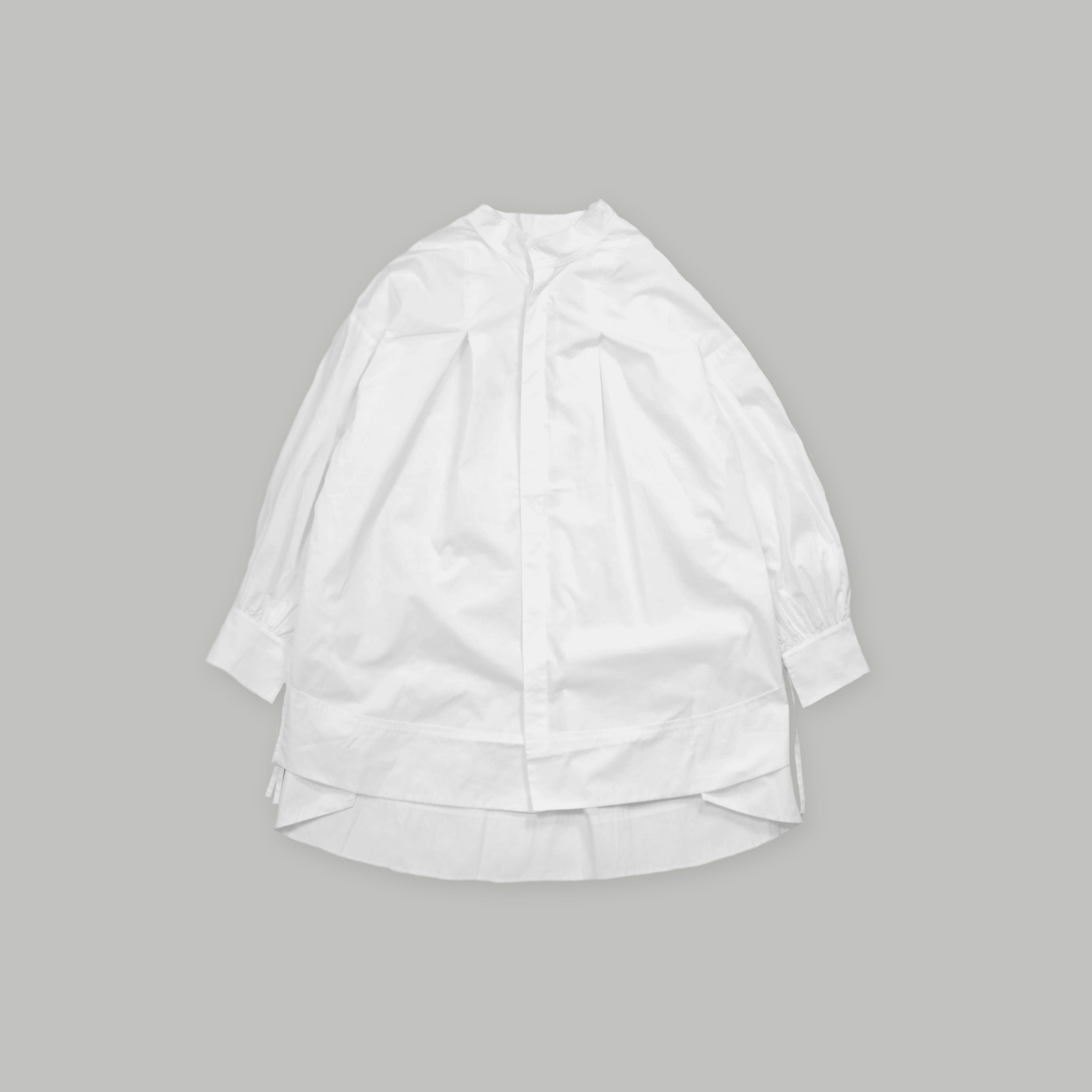 J.P.L. 立領繫帶手袖傘形剪裁襯衫 ╭ 4色 ╮