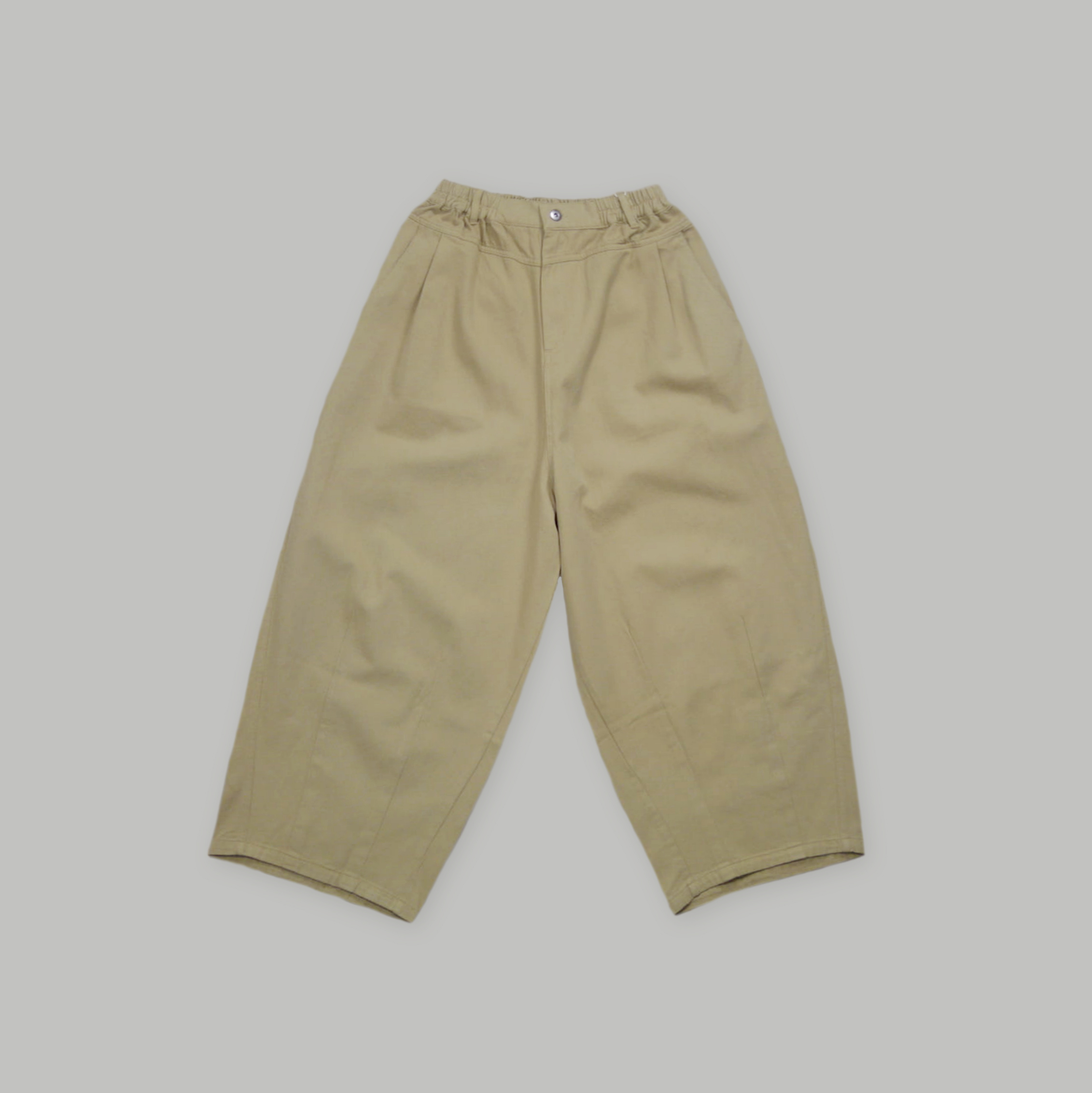 J.P.L. 高腰斜紋棉廓形寬褲 ╭ 2色 ╮