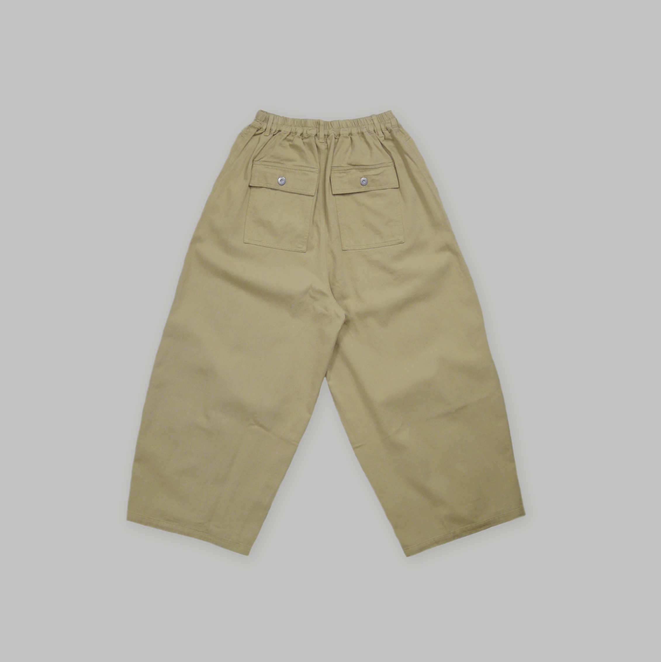 J.P.L. 高腰斜紋棉廓形寬褲 ╭ 2色 ╮