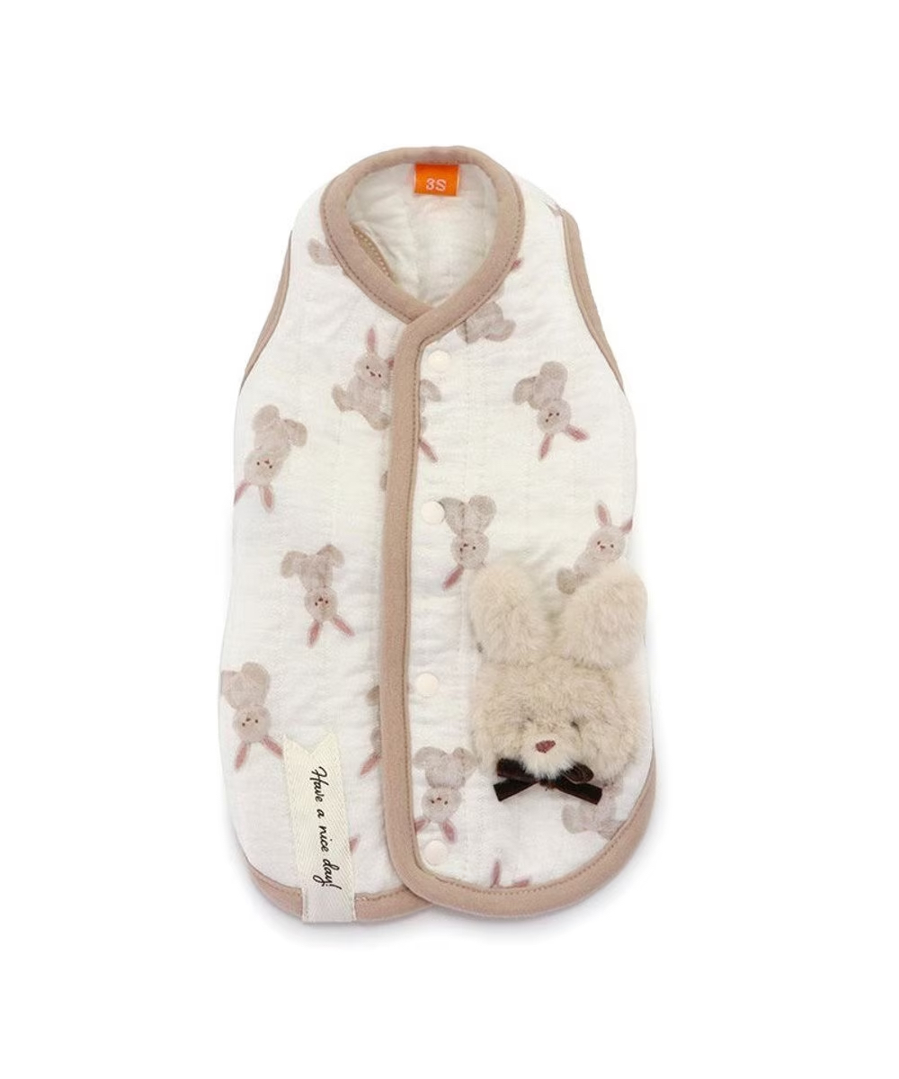 PP Fluffy Quilt Vest - Rabbit <918-23113>