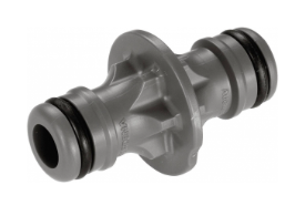 德國"GARDENA" 雙頭水喉中途駁接頭-[2931-20]