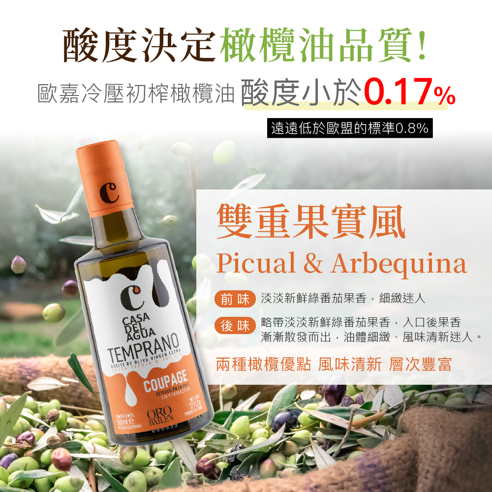 特級冷壓初榨橄欖油|雙果實橄欖油挑選|生飲橄欖油推薦