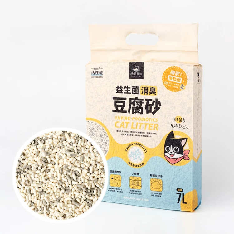 DogCatStar Enviro-Probiotics Short Strip Tofu Cat Litter 7L