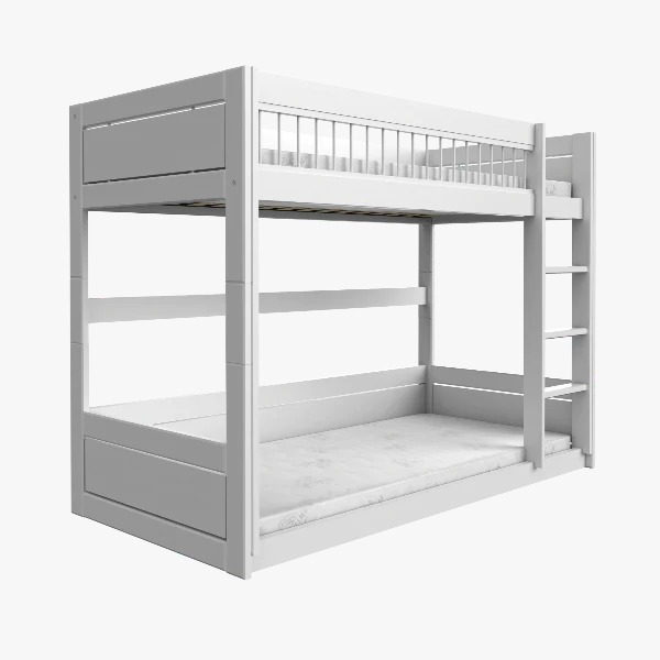 Lifetime Low bunkbed with straight ladder - Breeze
