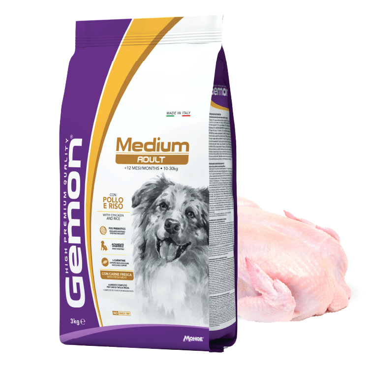 Gemon⎜鮮雞肉 成犬配方 3kg (GEM-6074)