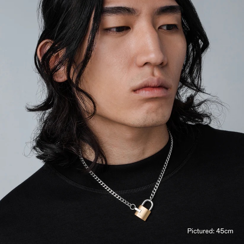 Vitaly Design | 鎖頭項鍊 金/銀 金/金