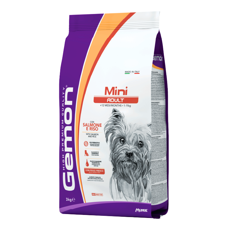 Gemon丨鮮三文魚米飯 成犬配方 3kg (GEM-6067)