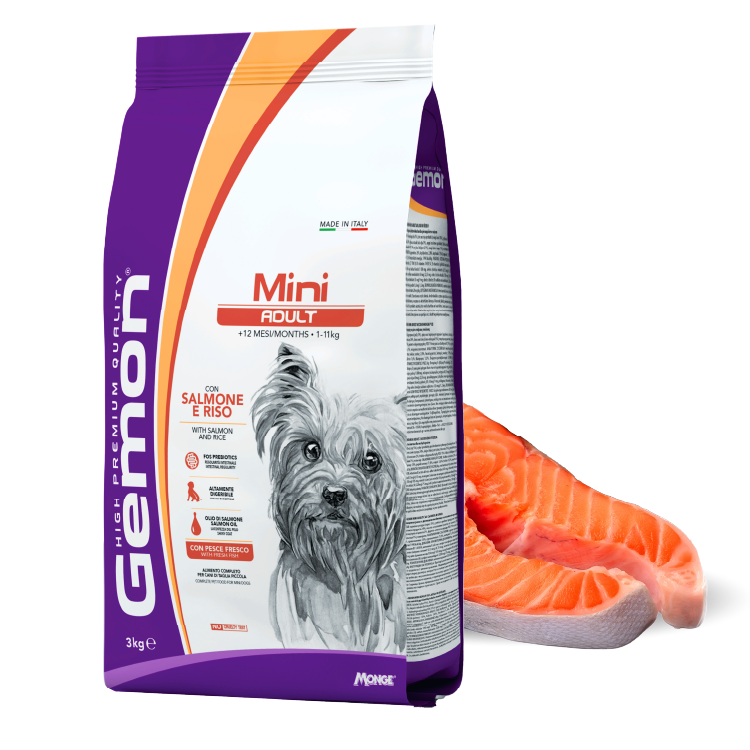 Gemon丨鮮三文魚米飯 成犬配方 3kg (GEM-6067)