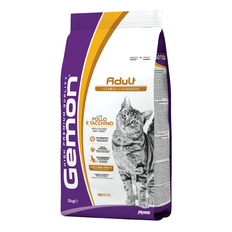 Gemon丨鮮火雞加雞 成貓配方 2kg (GEM-7158)
