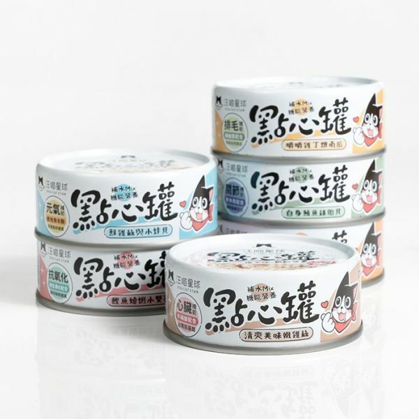 汪喵星球 點心罐 無膠副食罐 80g x 24罐 (MIX) (湯罐) (貓狗適用)