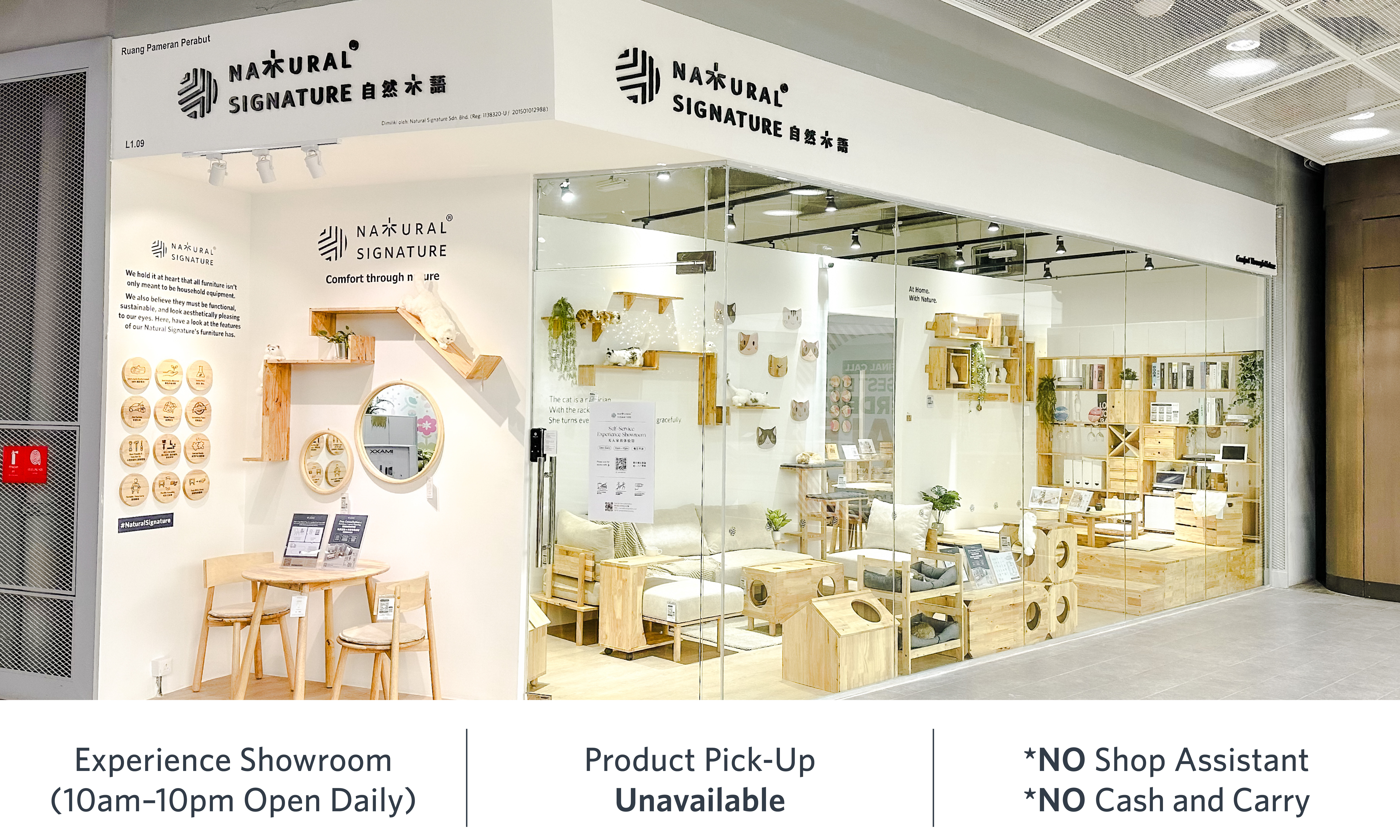 Natural Signature Furniture Experience Showroom - IPC Shopping Centre- IKEA Damansara - PJ - Selangor