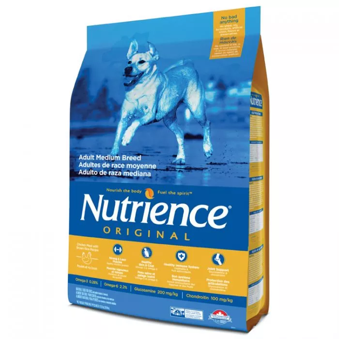 Nutrience Original Medium Breed Dry Dog Food Chicken Meal with Brown Rice．11.5kg