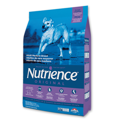 Nutrience Original Medium Breed Dry Dog Food Lamb Meal with Brown Rice．11.5kg