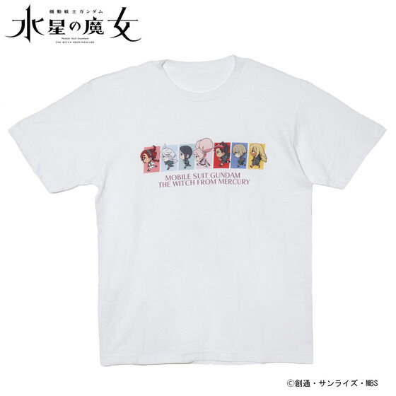 Pbandai 預訂2024/2月 機動戦士ガンダム 水星の魔女 走るデフォルメシリーズ Tシャツ