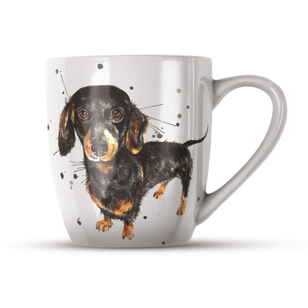WRAPTIOUS｜骨瓷杯 ｜ 潑墨臘腸狗