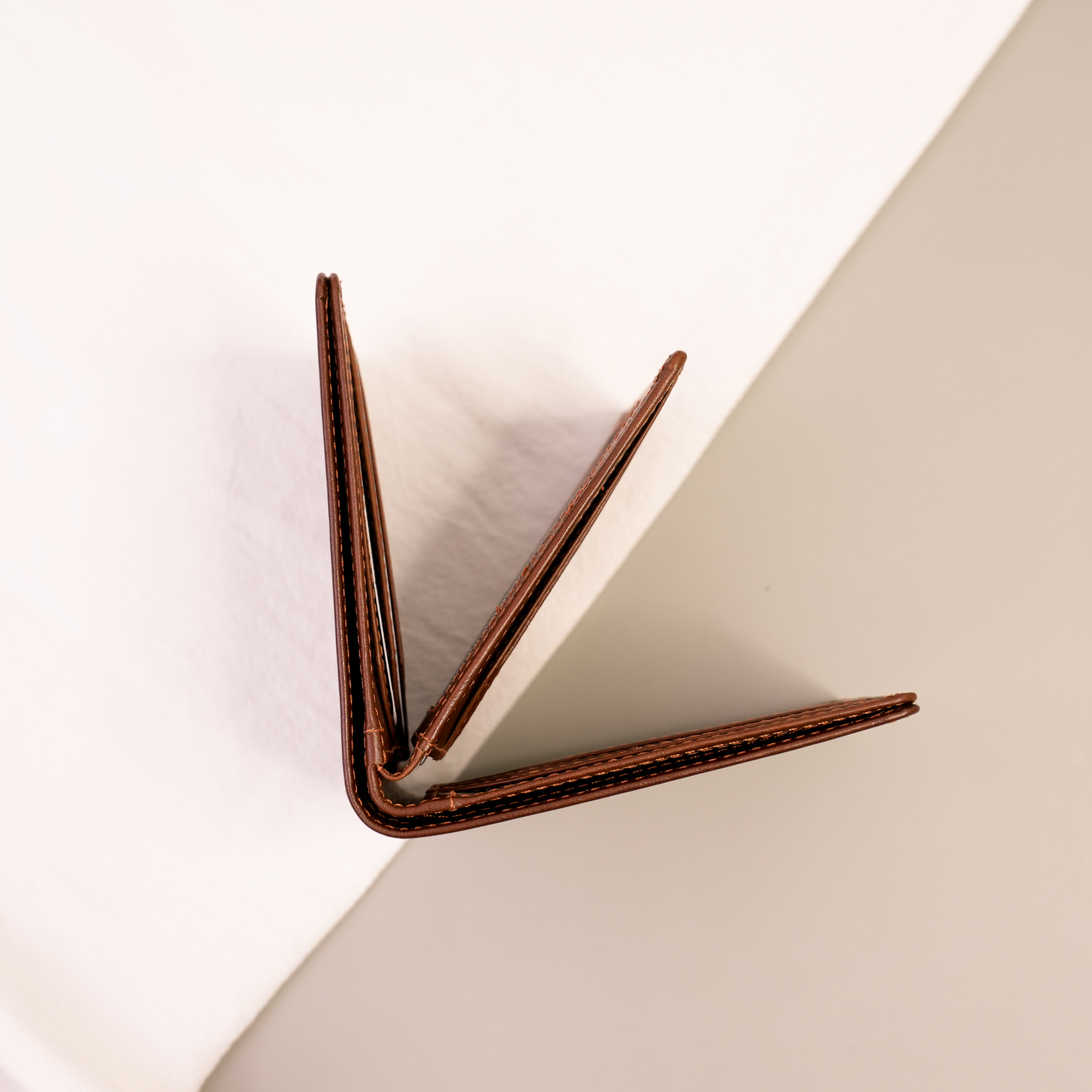 【招財母錢包💰】真皮三折男用簡約短夾-三色(075124)