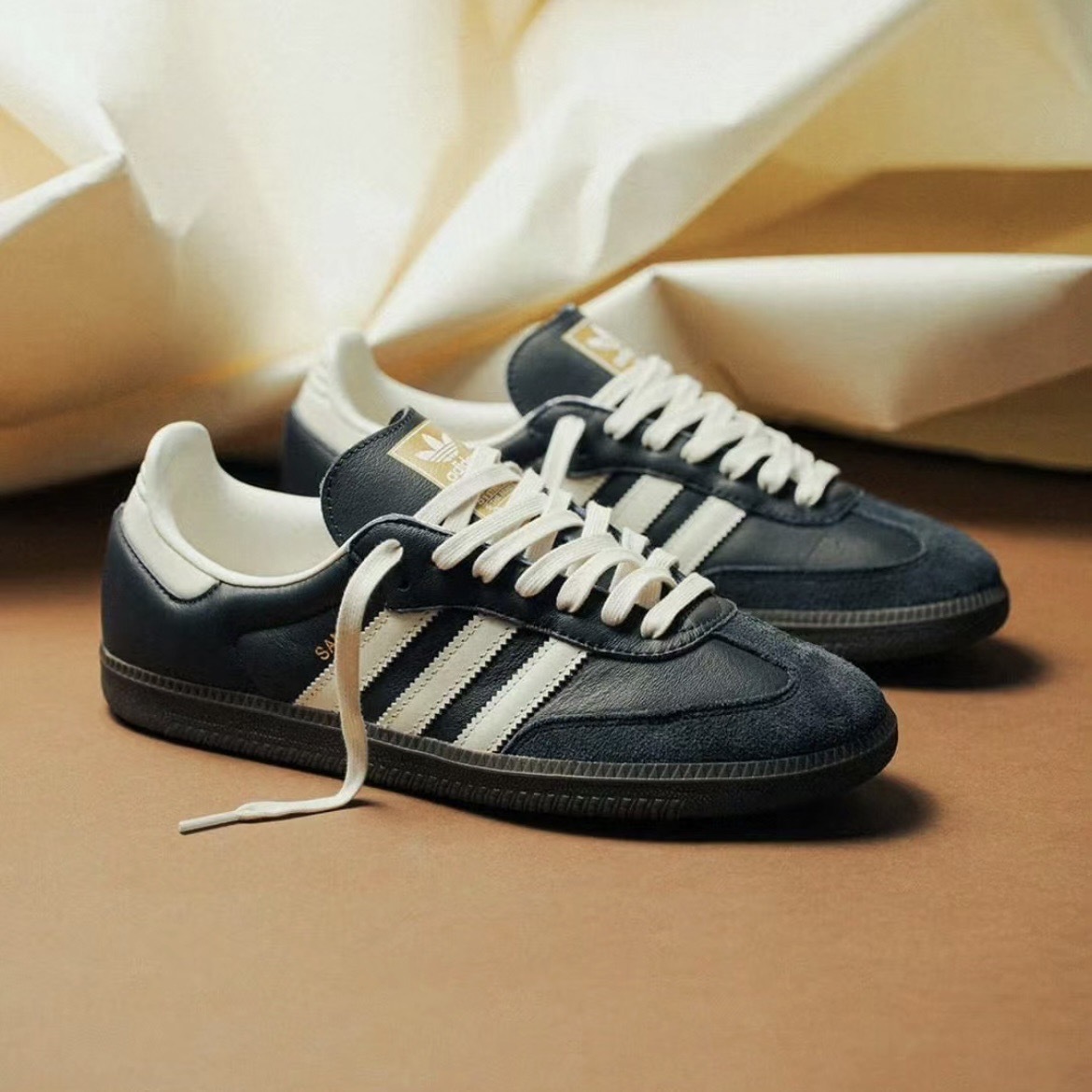 代購 adidas originals samba "navy blue"海軍藍 休閒版鞋 ID2056