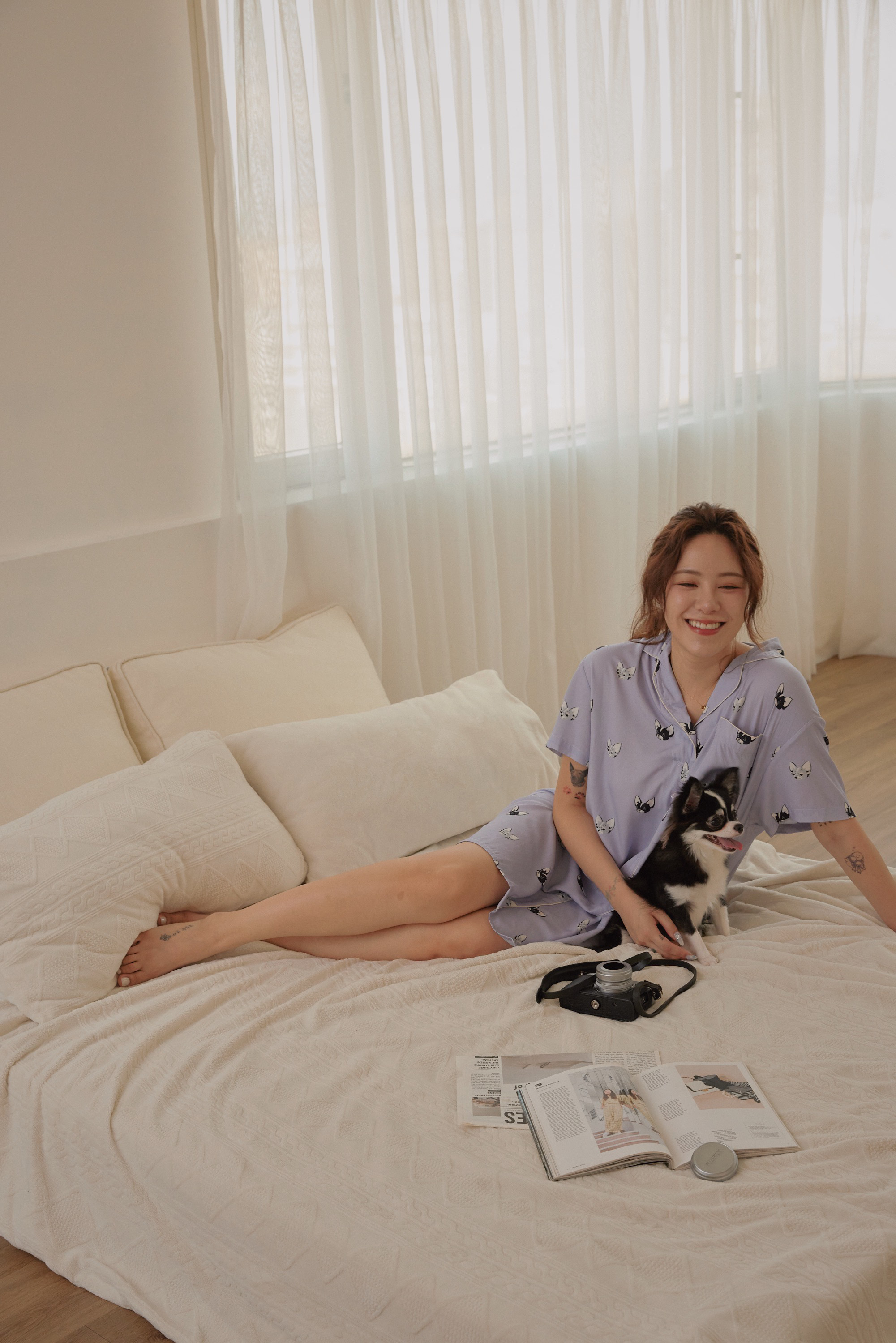 泰拉聯名 泰吉泰利襯衫式洋裝－Heres to Love