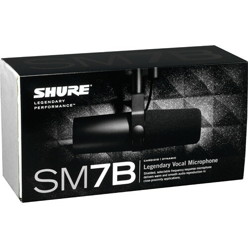 原廠保固2年】Shure SM7B 人聲專用動圈式麥克風