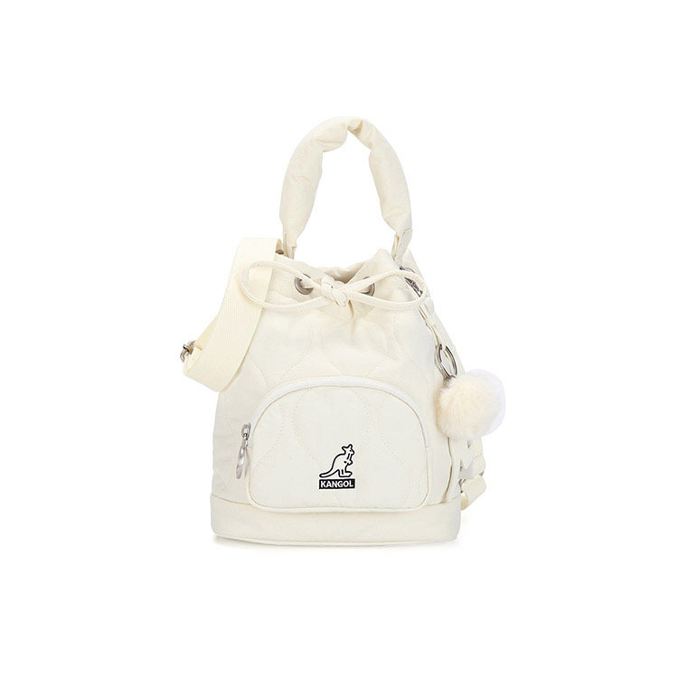 <韓國代購> KANGOL QUILT III BUCKET BAG