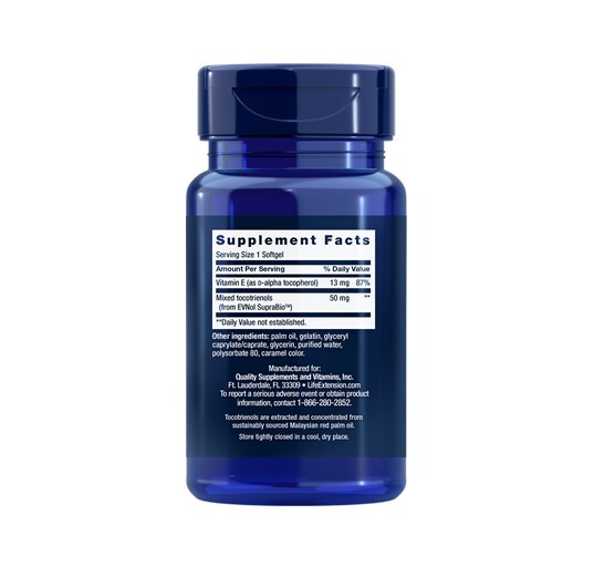 Life Extension 生育三稀酚  60 softgels