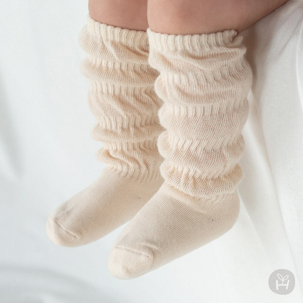 Happy Prince♡Harley 雙色泡泡保暖襪