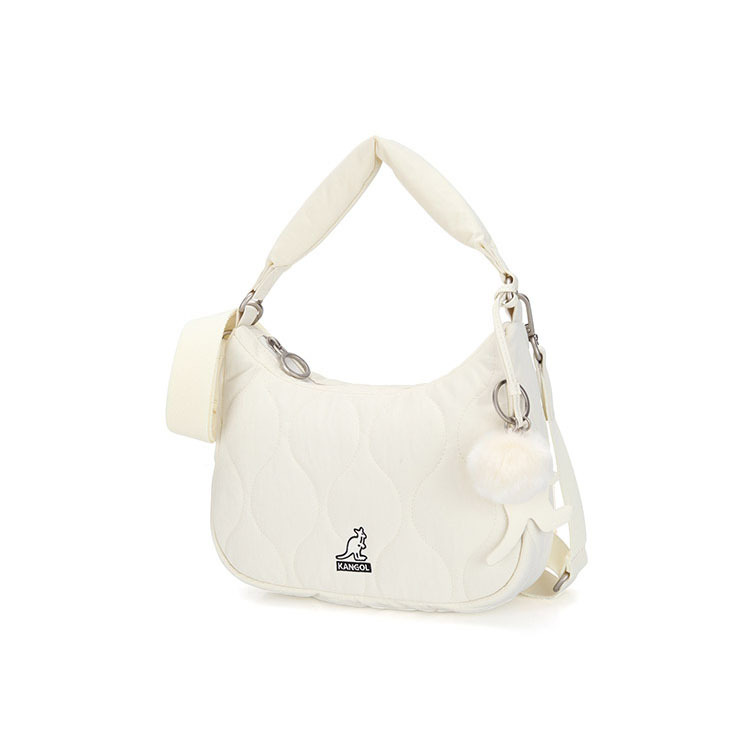 <韓國代購> KANGOL QUILT III HOBO BAG