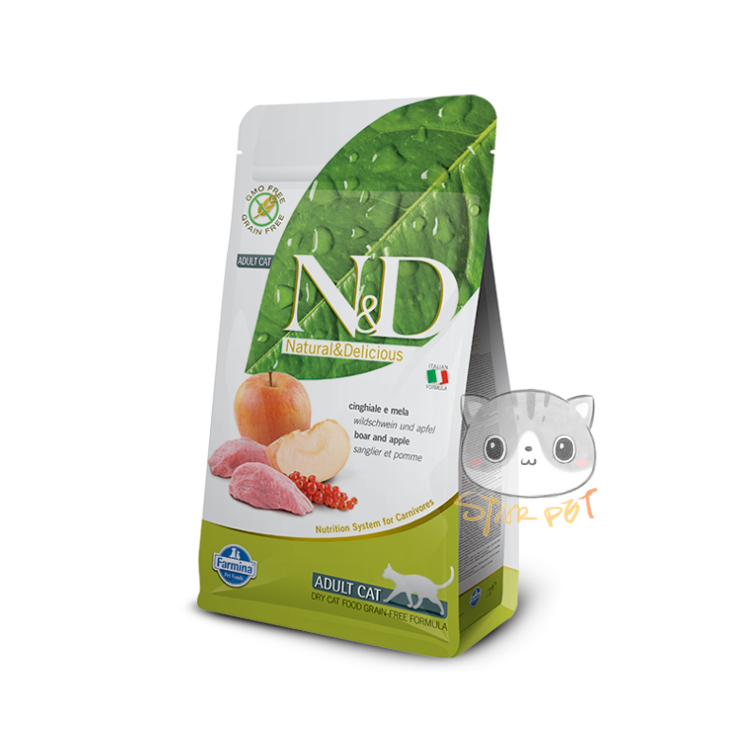 Farmina N&D Boar & Apple Adult Cat 5kg