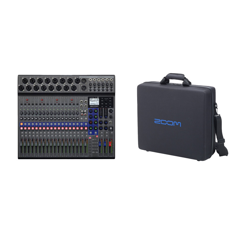 ZOOM L-20 LiveTrak 多軌混音器 旅行組