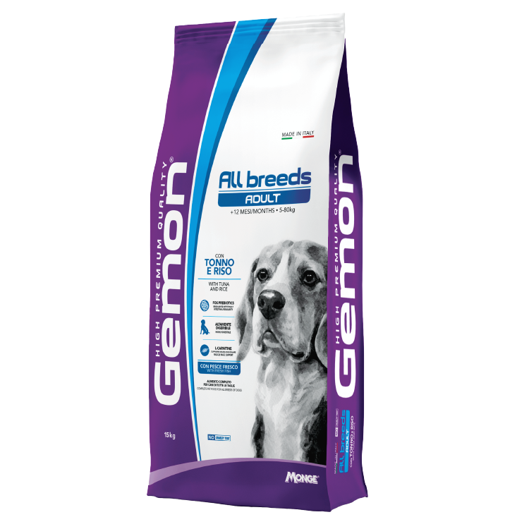 Gemon 丨鮮吞拿魚米飯 成犬配方 15kg (GEM-6104)