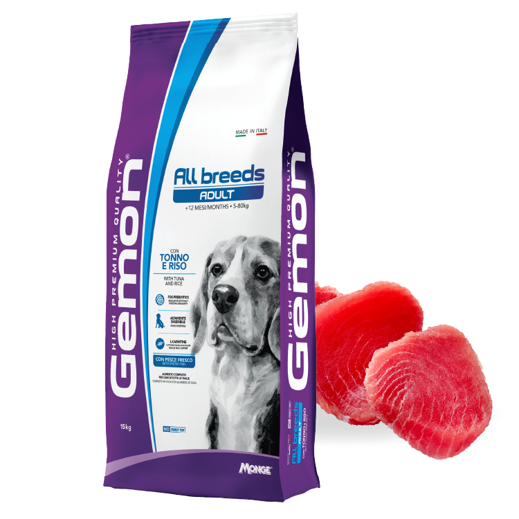 Gemon 丨鮮吞拿魚米飯 成犬配方 15kg (GEM-6104)