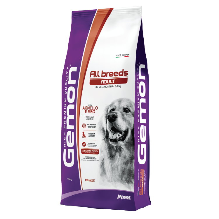 Gemon丨鮮羊肉米飯 成犬配方 15kg (GEM-6159)