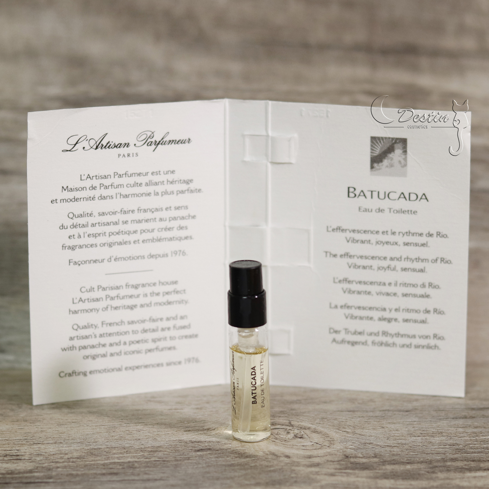 L'Artisan Parfumeur 阿蒂仙森巴節奏BATUCADA 中性淡香水1.5ML 可噴式